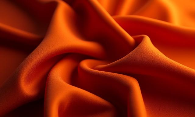 Close-up of luxurious fabric textile showing detail and texture